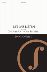 let me listen SATB choral sheet music cover